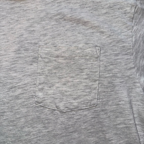 Lucky Brand Heather Gray Pocket Tee Boys Size XL(18/20) - Picture 4 of 5